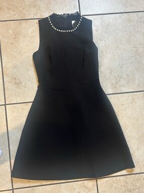 Kate Spade black fit and flare dress size 2